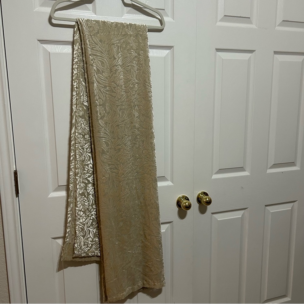 Pottery Barn Embossed Sheer Panels